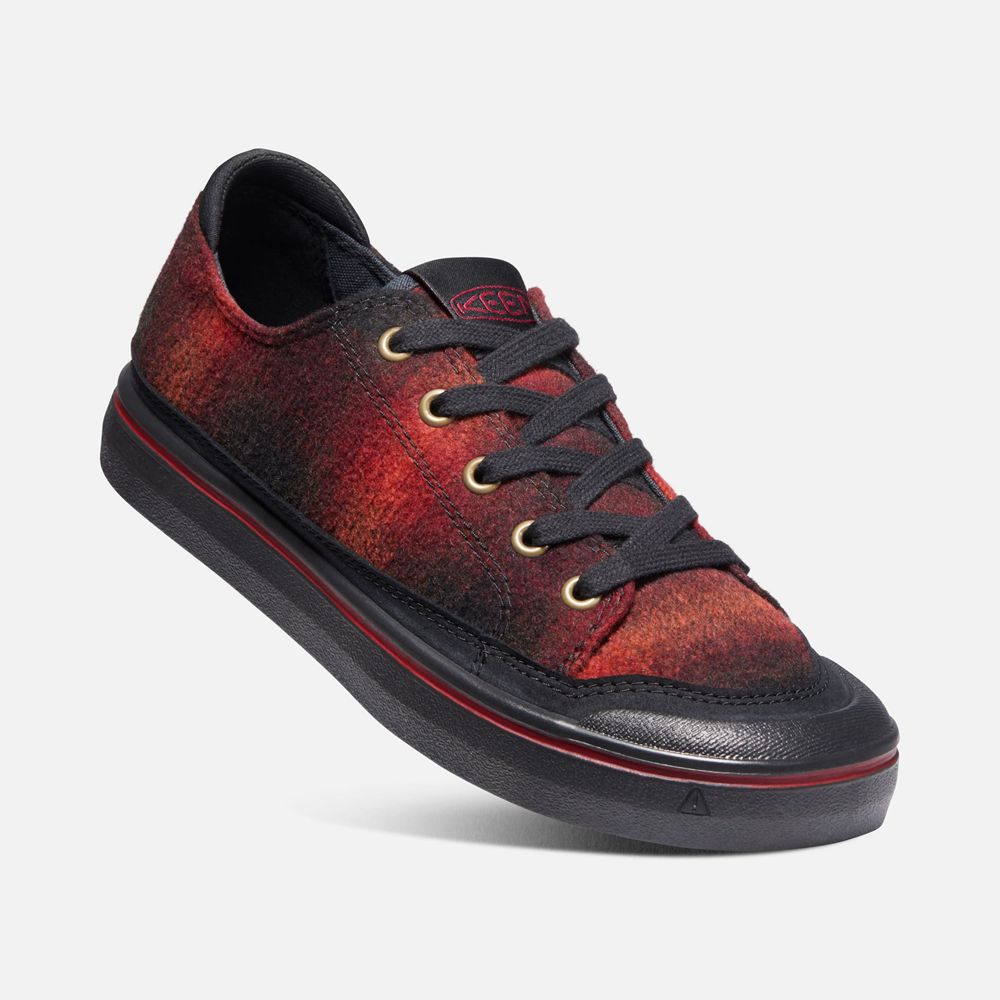 Zapatos de lona Keen Mexico Rojos/Negros - Mujer Elsa Iv Sneaker - IS7925031